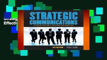 Strategic Communications Planning for Effective Public Relations and Marketing