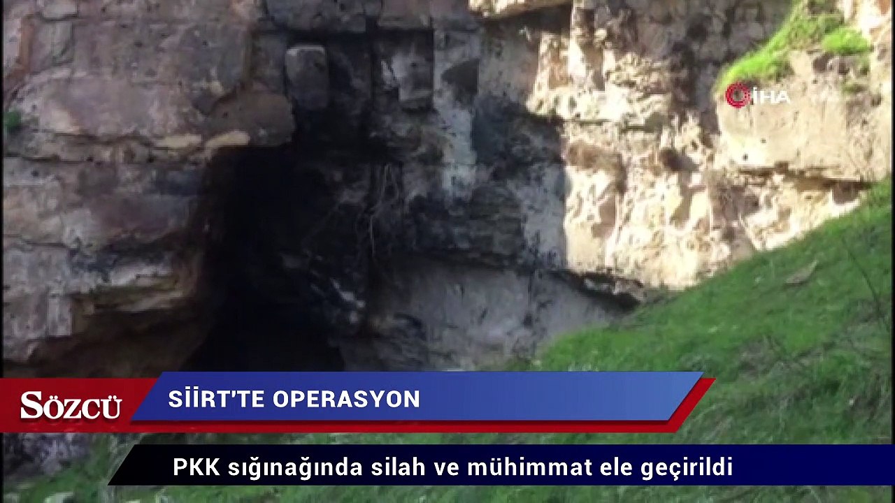 Siirt’te PKK sığınağında silah ve mühimmat ele geçirildi