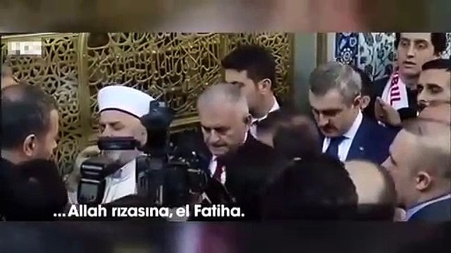 Eyüp Sultan Camii imamı, Binali Yıldırım için oy istedi