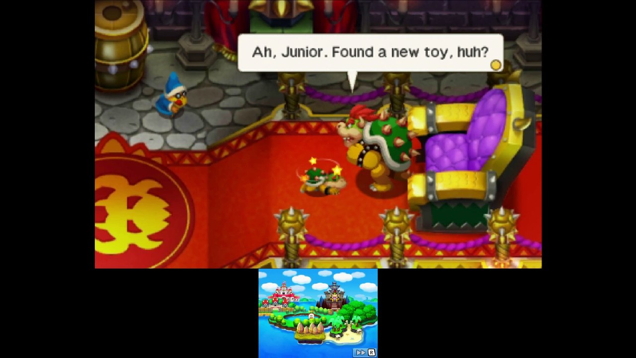 Mario & Luigi Bowser's Inside Story Bowser Jr's Journey #1 {3DS} — MeanWhile in Castle Walkthrough Gameplay