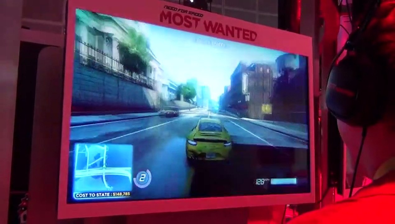 Jugando a Need for Speed Most Wanted - Vandal TV E3 2012