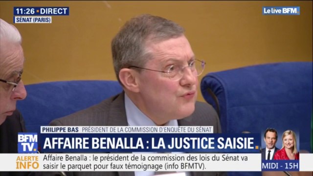 Affaire Benalla: la commission d'enquête du Sénat déclare ne pas pouvoir laisser sans suite ce qu'elle considère comme des faux témoignages