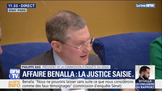 Affaire Benalla: la commission d'enquête du Sénat estime que de nombreuses anomalies et défaillances ont été constatées