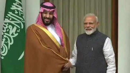 Télécharger la video: Saudi Prince Mohammed bin Salman says,with India we together Fight aganist Terrorism | Oneindia News