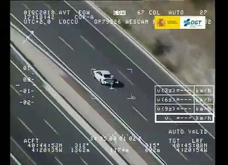 VÍDEO: ¡Multazo de Pegasus! Pilla a un Audi A7 a 235 km/h