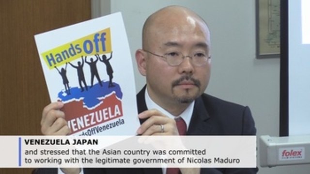 El embajador de Venezuela en Tokio niega que Japón haya reconocido a Guaidó como presidente