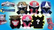 Mashems Power Rangers Ninja Steel Series 1 Red Pink Blue Gold Ranger || Keith's Toy Box