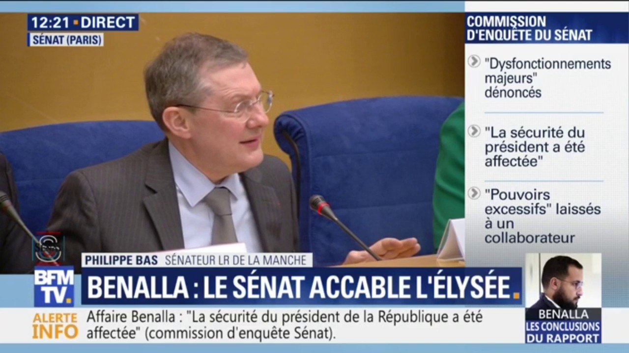 Affaire Benalla: Philippe Bas veut "poser une exigence, celle de dire la vérité au Parlement"