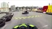 Il tente un selfie au milieu d'une piste de karting... Mauvaise idée
