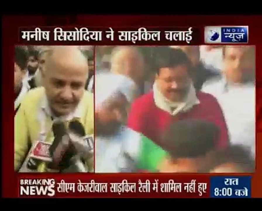 Third car-free day on Vikas Marg today