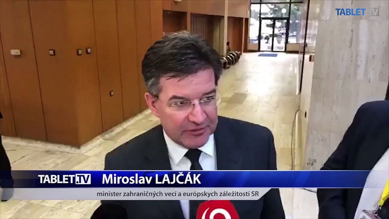 ZÁZNAM: Minister zahraničných vecí M. Lajčák po rokovaní vlády