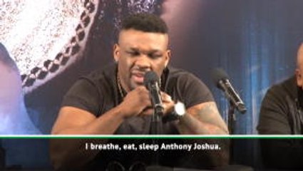 'I breathe, eat, sleep Anthony Joshua' - Miller