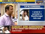 _ BJP MLA Sangeet Som Surrenders in Sardana, Merrut
