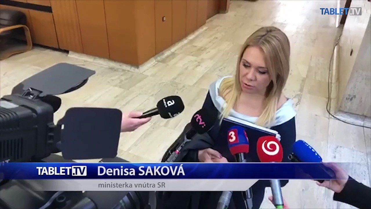 ZÁZNAM: Brífing ministerky vnútra D. Sakovej