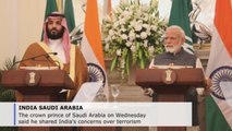 Crown prince says Saudi Arabia shares India's concern over terrorism
