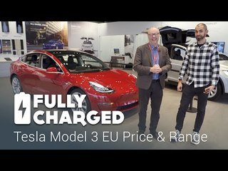 Tesla Model 3 EU price and range | Fully Charged