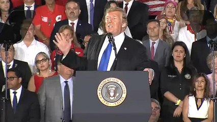 Watch: Donald Trump takes aim at socialism in today's Raw Moment