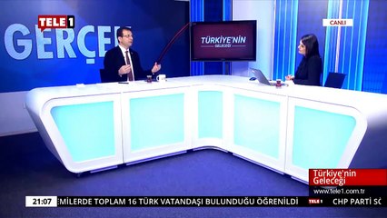 İmamoğlu Tele1'e konuştu Bölüm 1 - Türkiye'nin Geleceği (21 Ocak 2019)