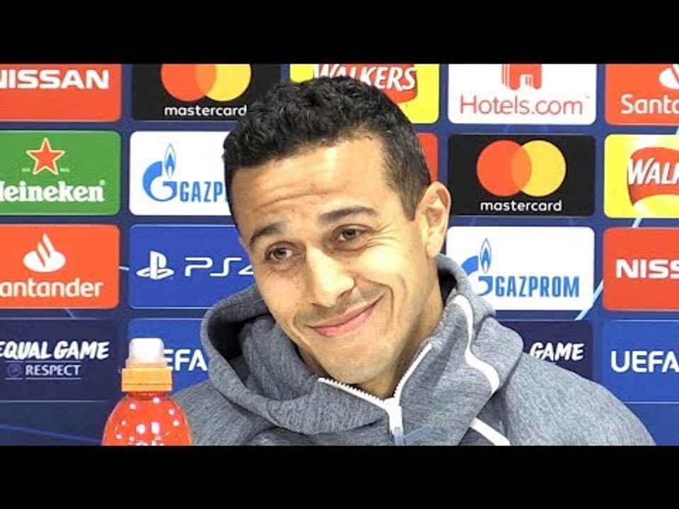 Thiago Alcantara Full Pre-Match Press Conference - Liverpool v Bayern Munich - Champions League