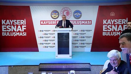 Bakan Pekcan esnafla bir araya geldi - KAYSERİ