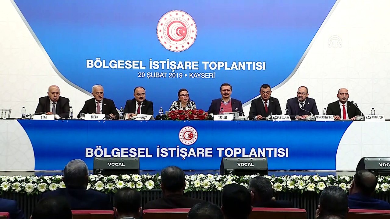 Ticaret Bakanı Pekcan: '2019'da dış ticaret açığının azaldığı başarılı bir yıl göreceğiz' - KAYSERİ