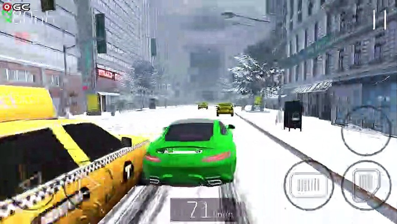 City Racer 2019 "City Snow" Traffic Racing Car Simulator - Android Gameplay FHD #4