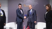 Soylu, Gürcistan Başbakan Yardımcısı ve İçişleri Bakanı Giorgi Gakharia ile bir araya geldi - İSTANBUL