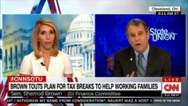 Brown touts plan for Tax breaks to help working families. #CNNSOTU #News #DonaldTrump #DanaBash