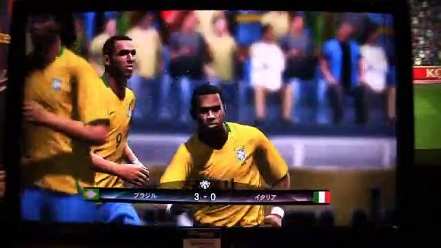 PES 2010 - Italia vs Brasil Segunda parte