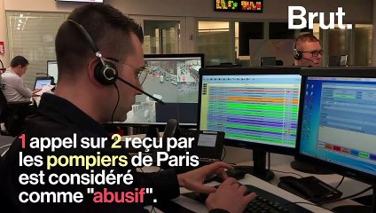 Quelques exemples d'appels "abusifs" reçus par les pompiers de Paris