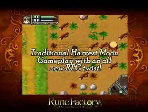 Rune Factory: A Fantasy Harvest Moon - Tráiler