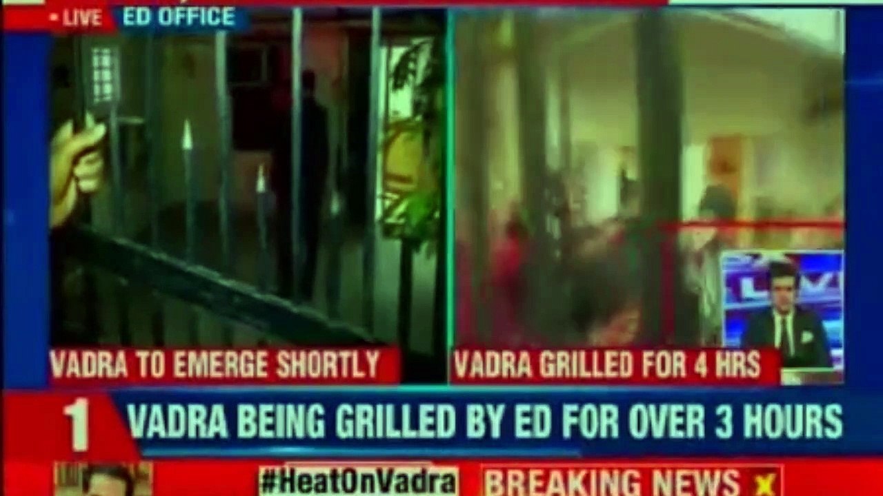Robert Vadra Questioned at Enforcement Director...