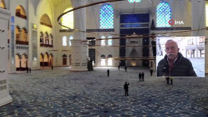 Çamlıca Camii’nde Halılar Yerleştirildi... Camideki Son Durum Havadan Görüntülendi