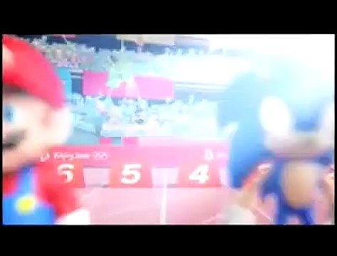 Mario y Sonic en los Juegos Olímpicos - 100 metros obstáculos
