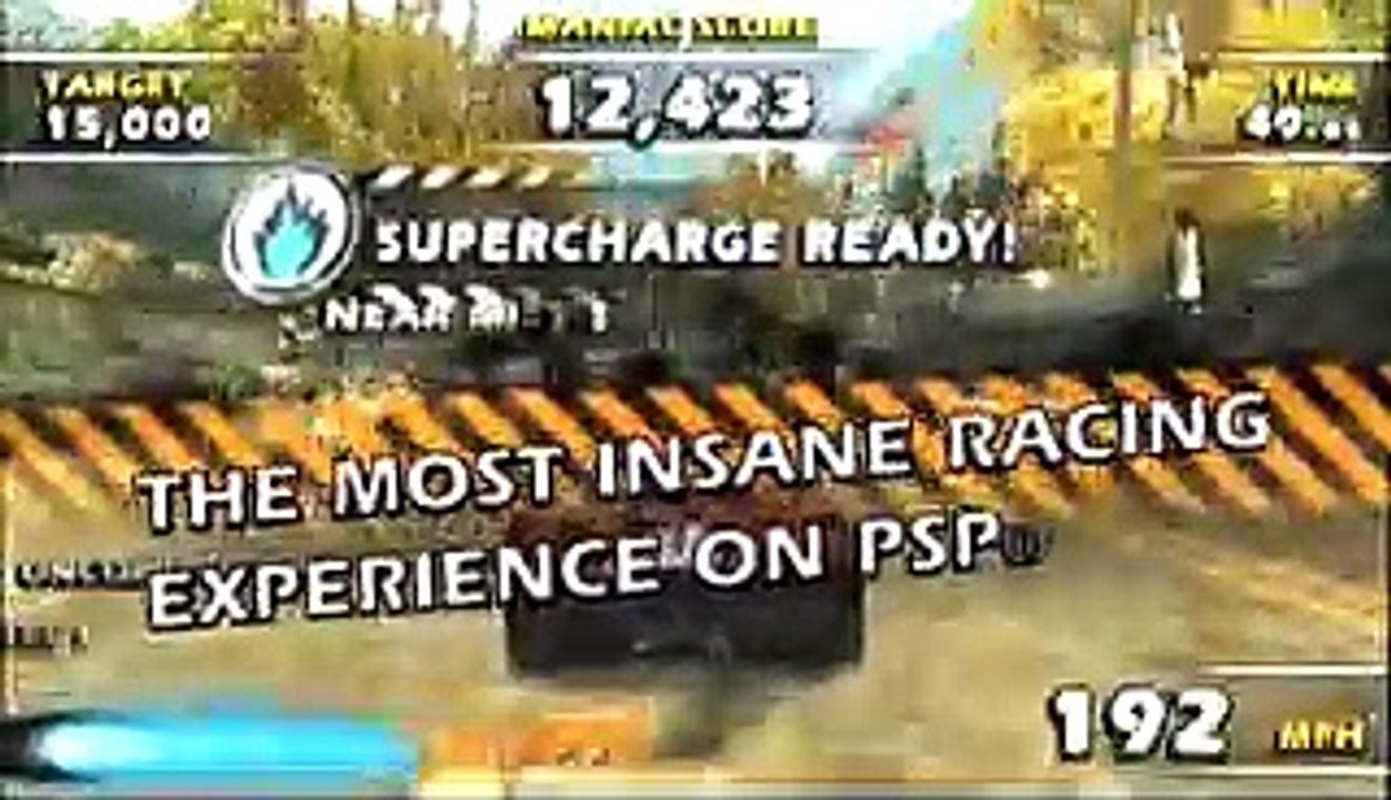 Burnout Dominator PSP - Tráiler