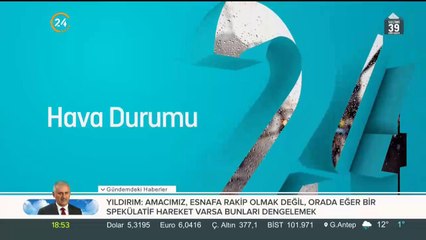 İşte hava durumu raporu