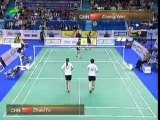 BADMINTON 2007 France Open WD Final Game 1