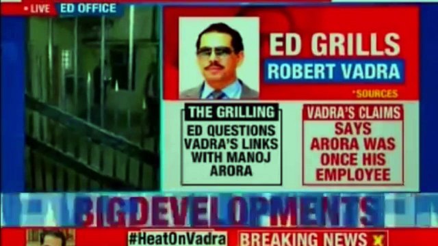 Robert Vadra Questioned at Enforcement Directorate Office | Robert Vadra Money Laundering Case Live Updates| Priyanka Gandhi | NEWSX