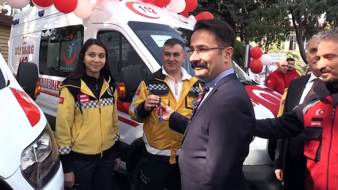 Hatay'a 6 yeni ambulans