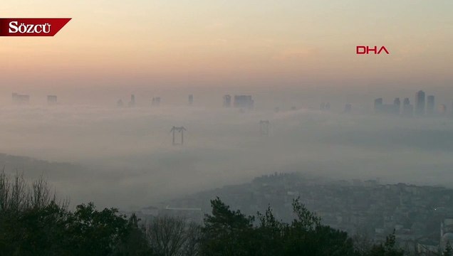 Boğaz’da gemi trafiğine sis engeli