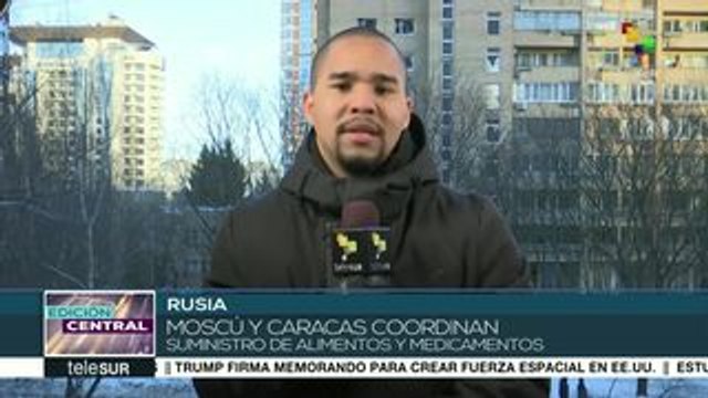 Rusia y Venezuela coordinan suministro de medicamentos y alimentos