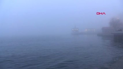 Boğaz'da Gemi Trafiğine Sis Engeli