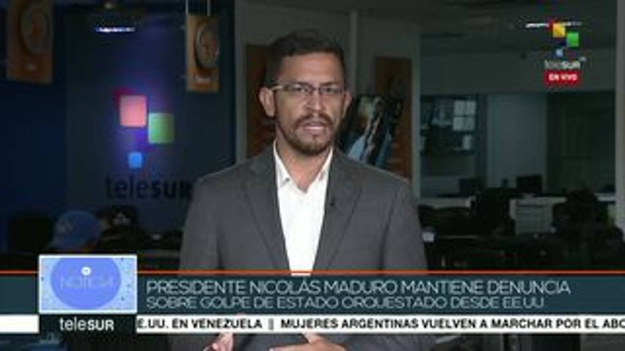 Venezuela: pdte. Maduro reitera denuncia de golpe en desarrollo