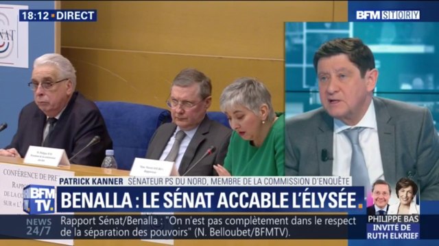 Pour Patrick Kanner (PS), Benalla vivait dans une bulle d'impunité qui lui a permis de vivre au-dessus des lois