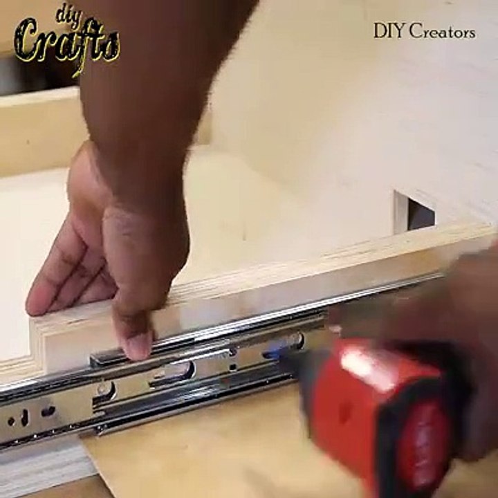 Motorized coffee table with a secret 4k projector