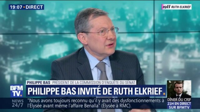 Philippe Bas à propos du rapport du Sénat sur Benalla: Nous voulons que ce rapport soit utile