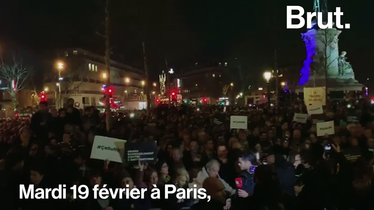 Rassemblement contre l'antisémitisme : le messa...