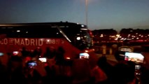 Atlético-Juventus: Llegada del Atleti al Wanda Metropolitano