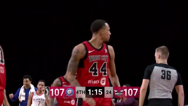Brandon Sampson (18 points) Highlights vs. Agua Caliente Clippers