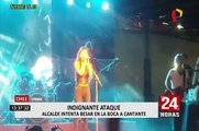 Acoso sexual: alcalde intenta besar a cantante durante concierto en Chile